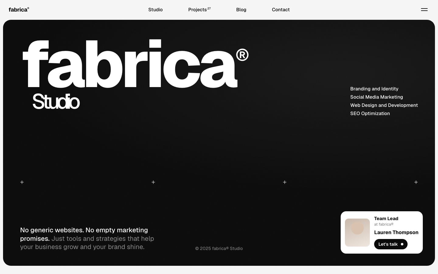 Fabrica theme preview