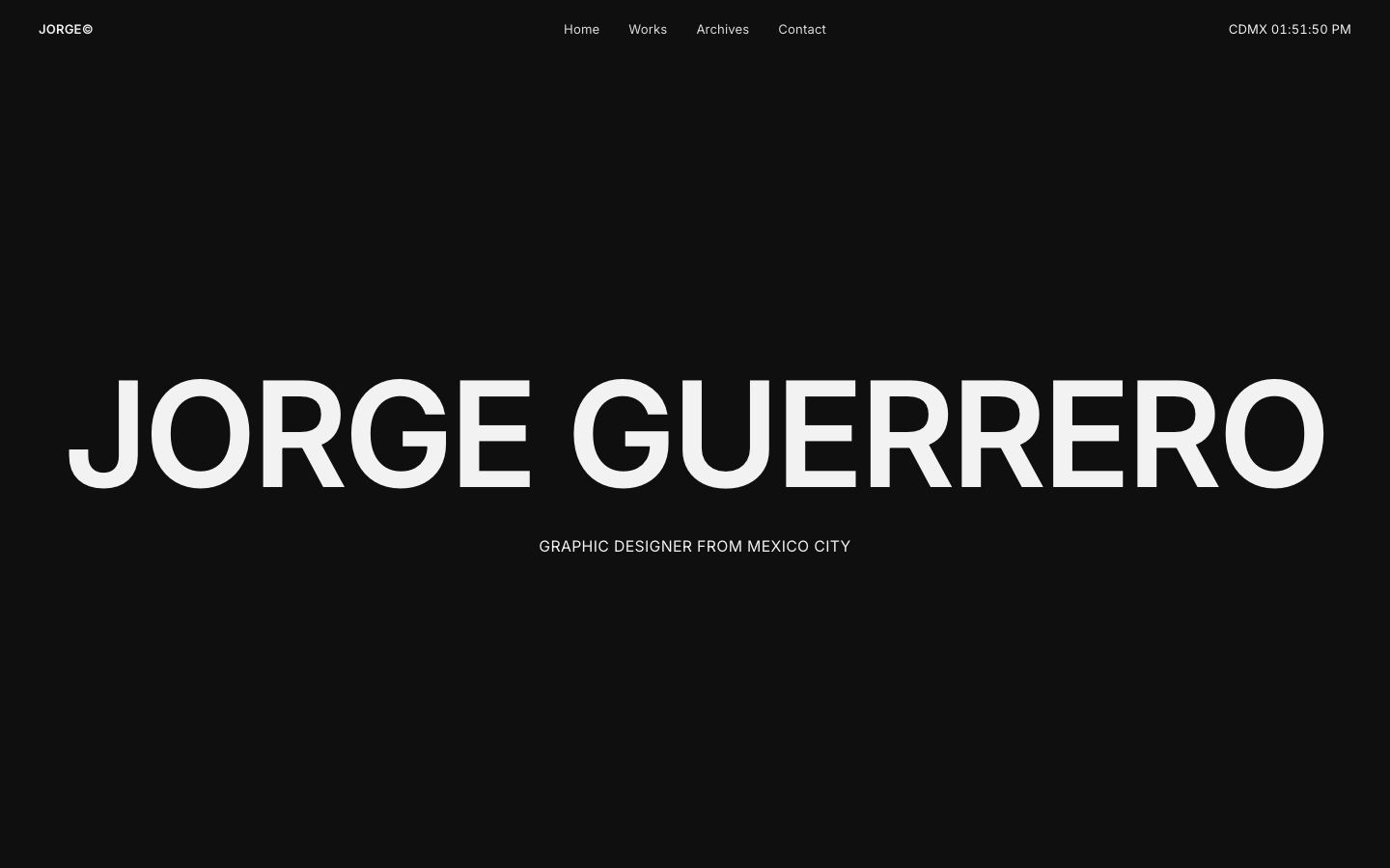 Jorge theme preview